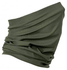 Schlauchschal aus Mikrofaser | Schlauchtuch | Halstuch | Bandana | Multifunktionstuch | Kopftuch | vielseitig und in verschiedenen Farben (Olive Green) 