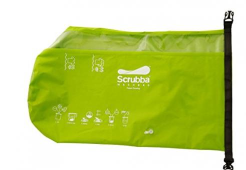 Scrubba 'Wash Bag' Waschsack, Grün, One Size 