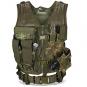 Taktische Einsatzweste Paintball Woodland Softair Outdoor inkl Flecktarn 